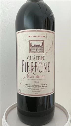 Bordeaux Haut-Médoc Château Pierbone 1998