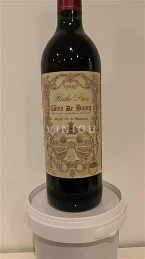 Bordeaux Côtes-de-bourg Riche Dieu 1998