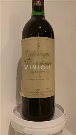 Bordeaux Médoc Château Hourbanon 1989