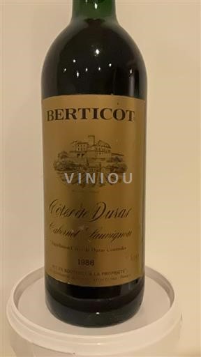 Südwestfrankreich Côtes de Duras Berticot 1986