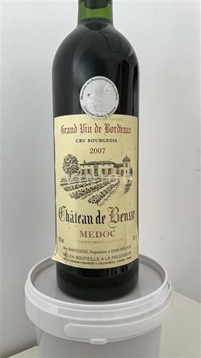 Bordeaux Médoc Bensse 2007