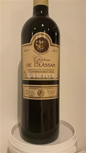 Bordeaux Bordeaux Supérieur Château Blassan Fûts de Chêne 2011
