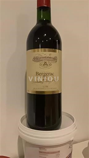 Vin Rouge sec Sélection Pierre Alard 1998 France Sud-Ouest Bergerac AOC