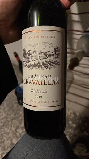 Bordeaux Graves Château Gravaillas 2010