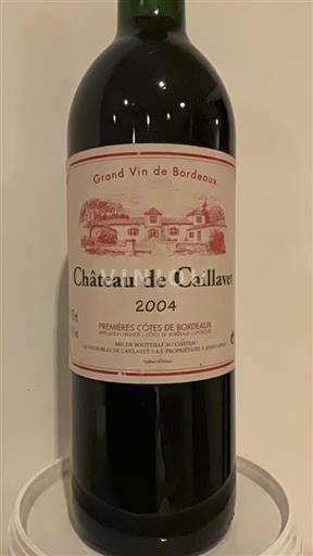 Bordeaux Những sườn đầu tiên của Bordeaux Château Caillavet 2004
