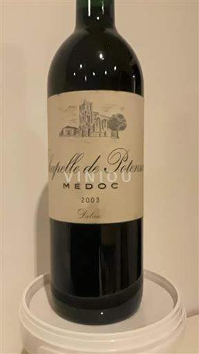 Bordéus Médoc Chapelle De Potensac 2003