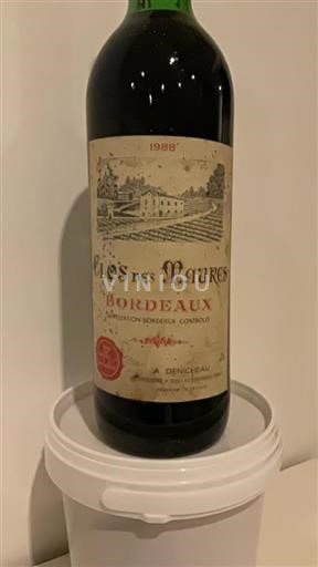 Bordeaux Clos Des Maures 1988
