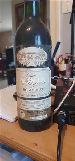 Bordeaux Château Marceau 1998