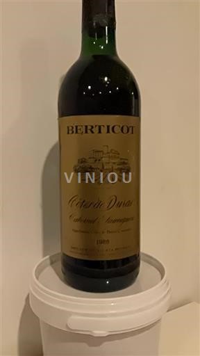 Südwestfrankreich Côtes de Duras Berticot Cabernet Sauvignon 1986