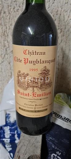 Bordéus Saint-Émilion Château Côte Puyblanquet 1995
