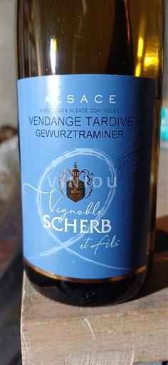 Alsace Ikke specificeret Vignoble Scherb Et Fils Vendange Tardive Gewurztraminer 2020