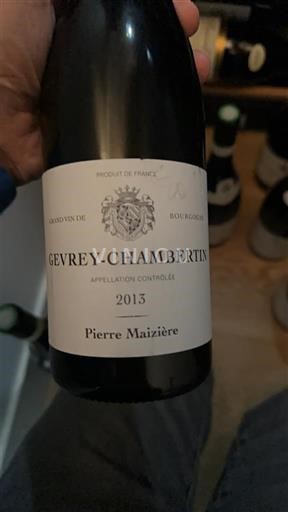 Borgogna Gevrey-Chambertin Grand Cru Pierre Maizière 2015