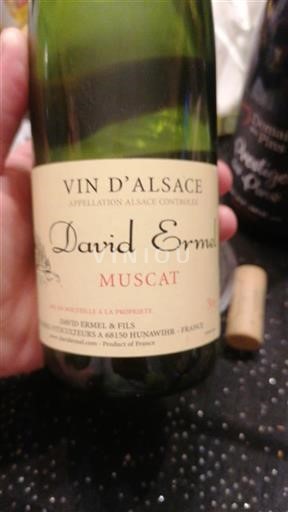 Elzas Niet gespecificeerd Domaine David Ermel Muscat Niet-geïntegreerd