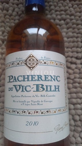 Tây Nam Pacherenc-du-vic-bilh Vignoble De Gascogne 2010