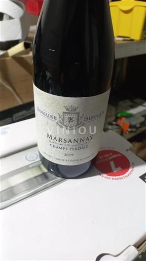 Borgonha Marsannay Domaine Sirugue Champs Perdrix 2019