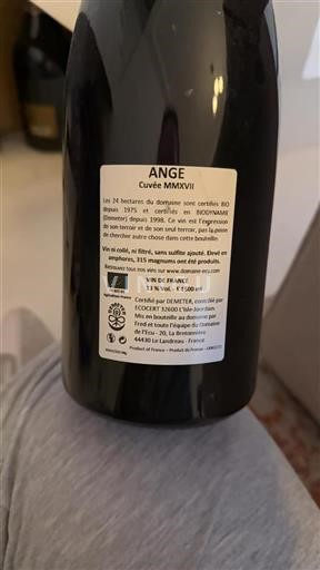 Loire Valley Not Specified Domaine L'ecu Ange 2017