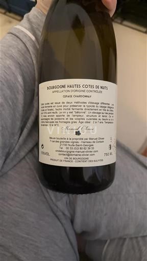 Bourgogne Hautes Côtes de Nuits Manuel Olivier Chardonnay 2022