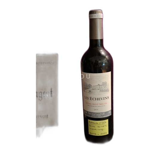 Vin Rouge sec Château Les Echevins 2015 France Bordeaux Lussac-saint-émilion AOC