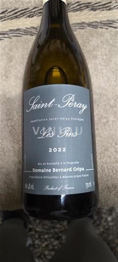 Rhônevallei Saint-Péray Domaine Bernard Gripa Les Pins 2022