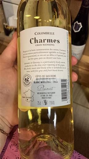 Sydvestfrankrig Côtes de Gascogne Charmes 2023