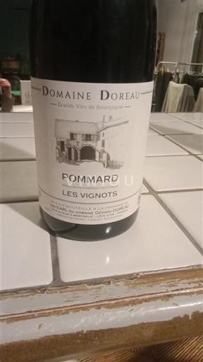 Borgoña Pommard Grand Cru Domaine Doreau Les Vignots 2022