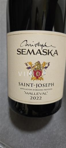 Thung lũng Rhône Saint-Joseph Christophe Semaska Malleval 2022