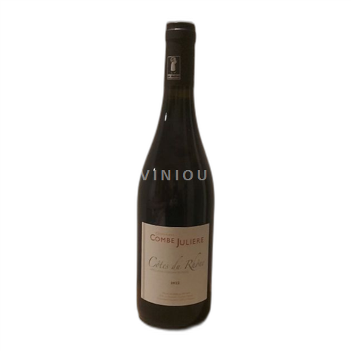 Vin Rouge sec Domaine Combe Julière 2022 France Vallée du Rhône Côtes-du-rhône AOC