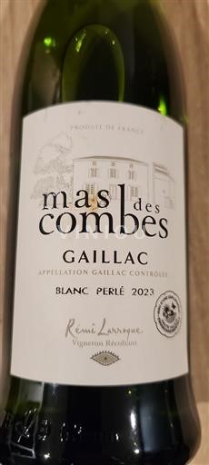 Jihozápad Béarn Mas Des Combes Blanc Perlé 2023
