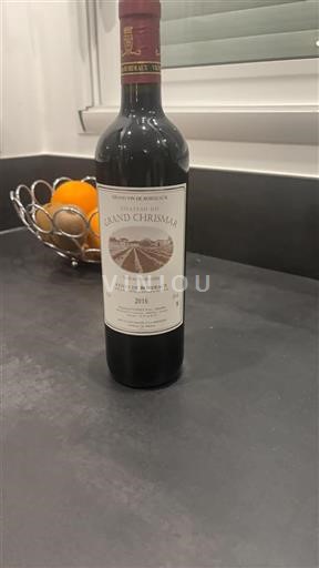 Bordeaux Côtes-de-Bordeaux Château Grand Chrismar 2016
