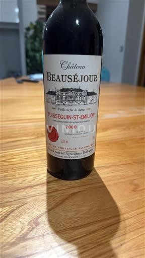 Burdeos Puisseguin-saint-émilion Château Beauséjour 2000