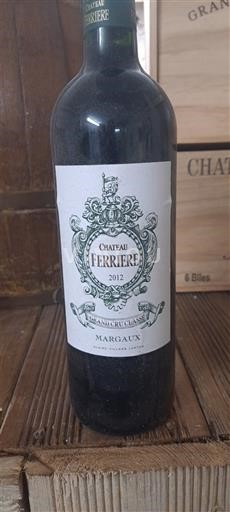 Burdeos Margaux Grand Cru Château Ferrière 2012