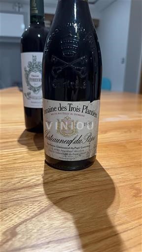 Rhône-dalen Châteauneuf-du-Pape Domaine Des Trois Plantiers 1989