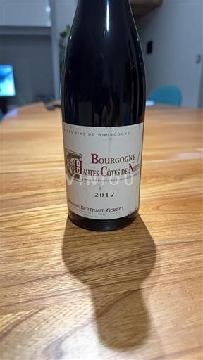 Bourgondië Hautes Côtes de Nuits Grand Cru Domaine Berthaut Gerbet 2017