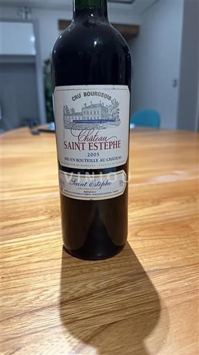 Bordeaux Saint-Estèphe Cru Bourgeois Château Saint Estèphe 2005