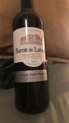 Bordeaux Lussac-Saint-Émilion Baron De Labat 2023