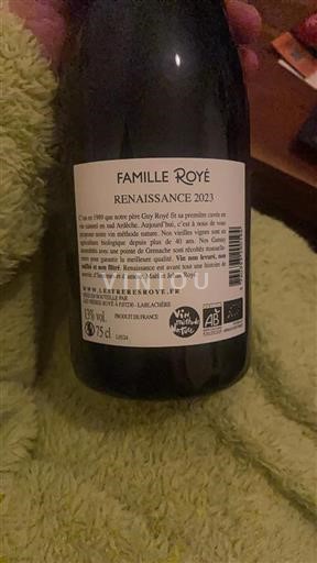 Alsace Ikke specificeret Famille Royé Renaissance 2023