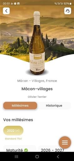 Burgundy Mâcon and Mâcon-Villages Olivier Terrier 2022