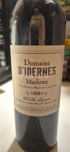 Sud-Ovest Madiran Domaine Idernes 2020