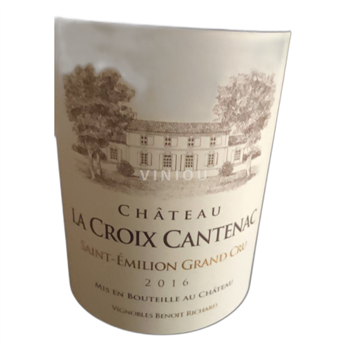 Bordeaux Saint-Émilion Grand Cru Grand Cru Château La Croix Cantenac 2016