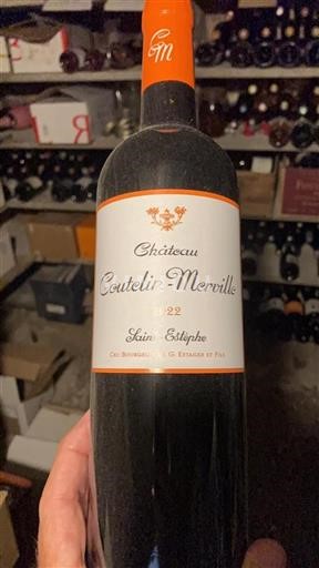 Bordeaux Saint-Estèphe Cru Bourgeois Coutelinmerville 2022