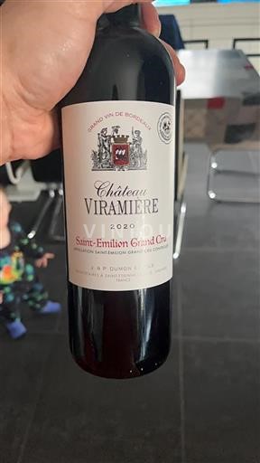 Bordeaux Saint-Émilion Grand Cru Grand Cru Château Viramiere 2020