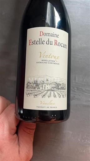 Vale do Ródano Ventoux Domaine Estelle Du Rocan Não Sazonado