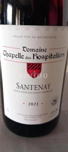Burgundija Santenay Domaine Chapelle Des Hospitaliers 2021