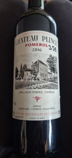 Bordeaux Pomerol Château Plince 2016