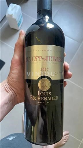 Vin Rouge sec Louis Eschenauer 2017 France Bordeaux Saint-Julien AOC