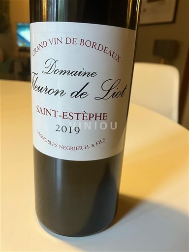 Bordeaux Saint-Estèphe Domaine Fleuron de Liot 2019