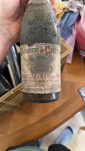 Rhône-dalen Châteauneuf-du-Pape Château Cabrieres 1971