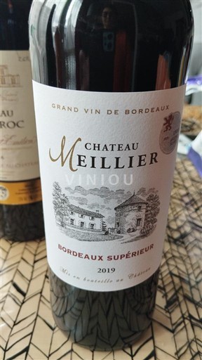 Bordoja Bordeaux Supérieur Château Meillier 2019