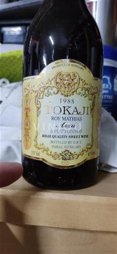 Tokaj Niet gespecificeerd D.r.t Roy Mathias Aszú 5 Puttonyos 1988
