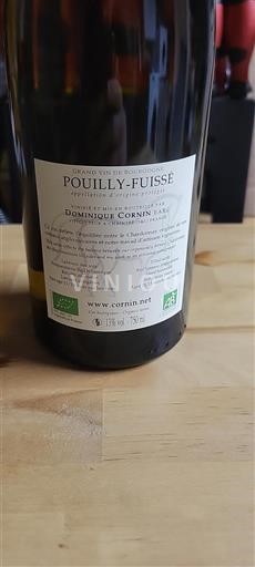Bourgogne Pouilly-fuissé Grand Cru Dominique Cornin Earl 2022